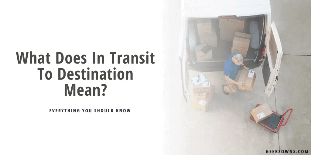 Transit meaning in parcel What does