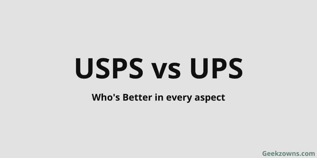 USPS vs UPS
