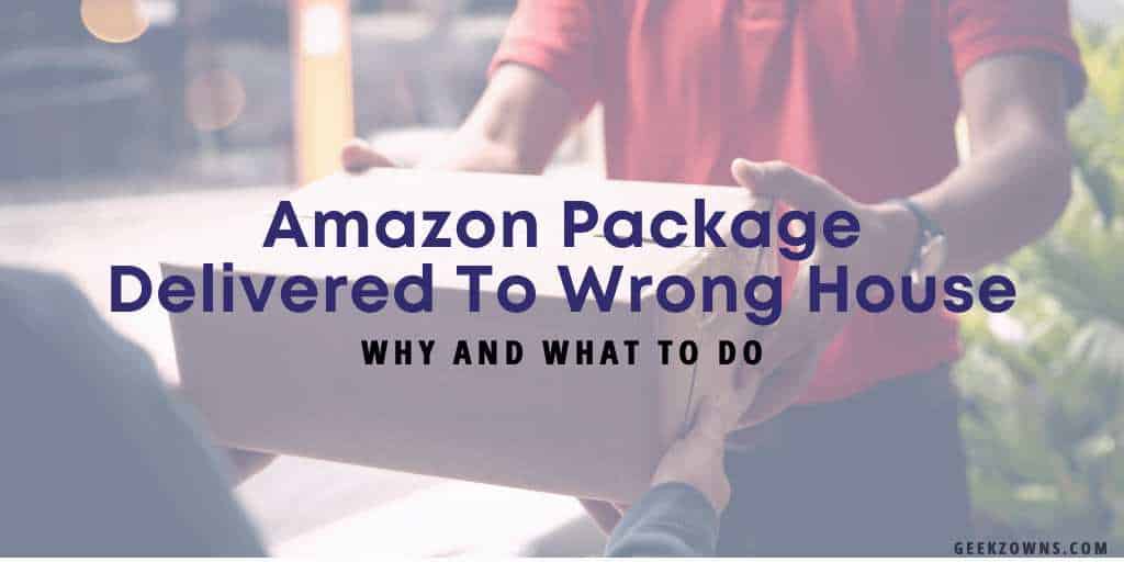 Amazon Package Delivered To Wrong House