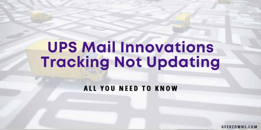UPS Mail Innovations Tracking Not Updating